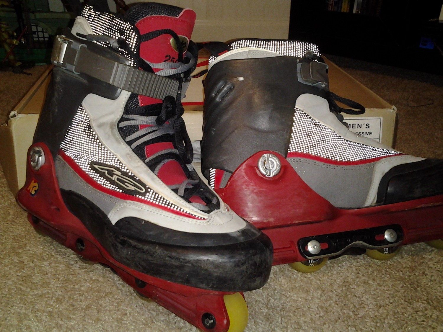 RARE K2 250cc with Red Frames and spare parts in K2 Skates at SkateSetup