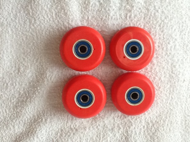 New Undercover Red Wheels with Abec 5 Bearing
